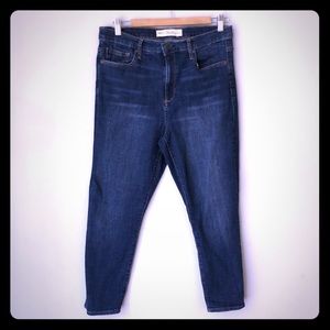 Gap 1969 True Skinny Super High Rise Crop 32R